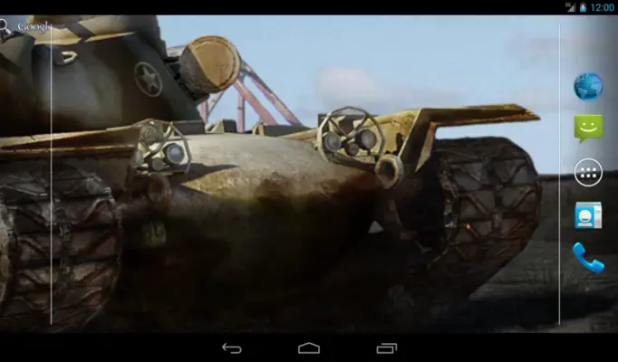 Wot Live Wallpaper (T110E5) android App screenshot 0