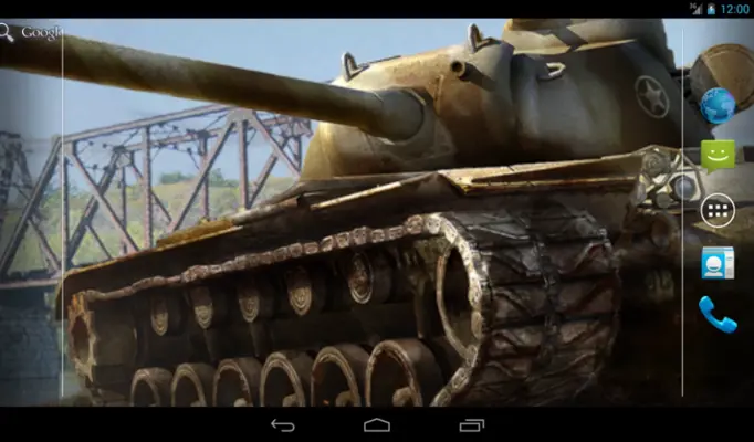 Wot Live Wallpaper (T110E5) android App screenshot 1